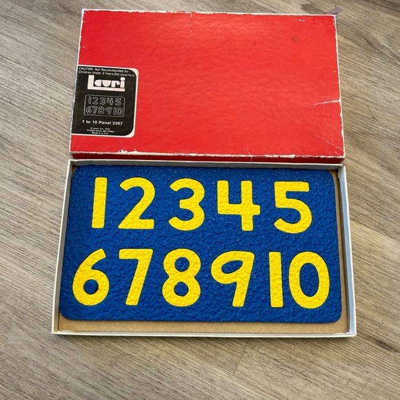 Vintage 1970’s foam educational numbers kids learning puzzle. - Picture 3 of 3
